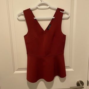 Red top from Top Shop